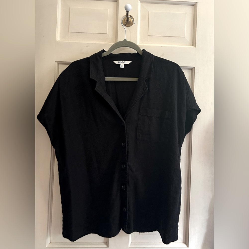 Briggs Linen Button-down Top